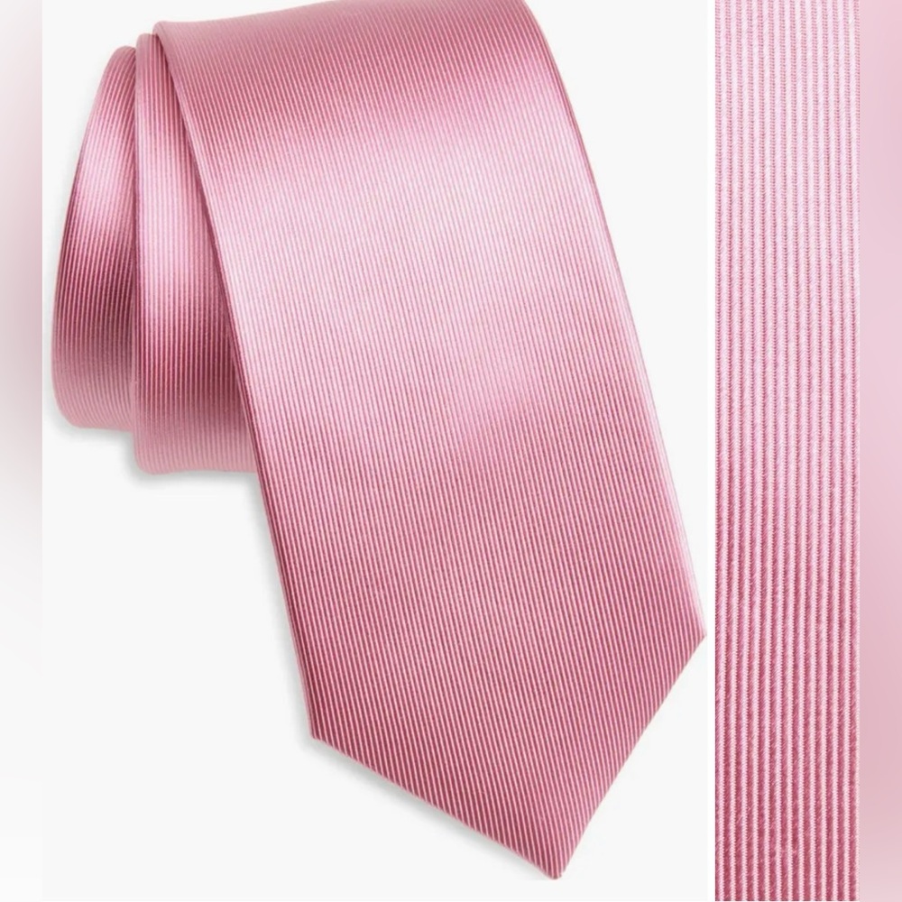 NWT Duchamp London 100% Silk Tie in Pink…